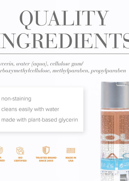 JO H2O Anal Lube - 240 mL - Water Based Anal Lubricant - 240 ml Bottle