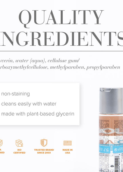 JO H2O Anal Lube - 60 mL - Water Based Anal Lubricant - 60 ml Bottle