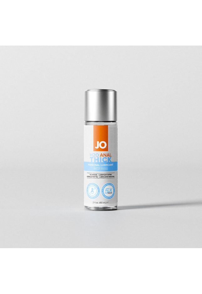 JO H2O Anal Thick Lube - 60 mL - Thick Water Based Anal Lubricant - 60 ml Bottle