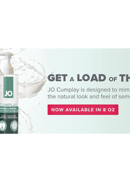 JO Cumplay Lube - 240 mL - Cum Style Lubricant - 240 ml Pump Bottle