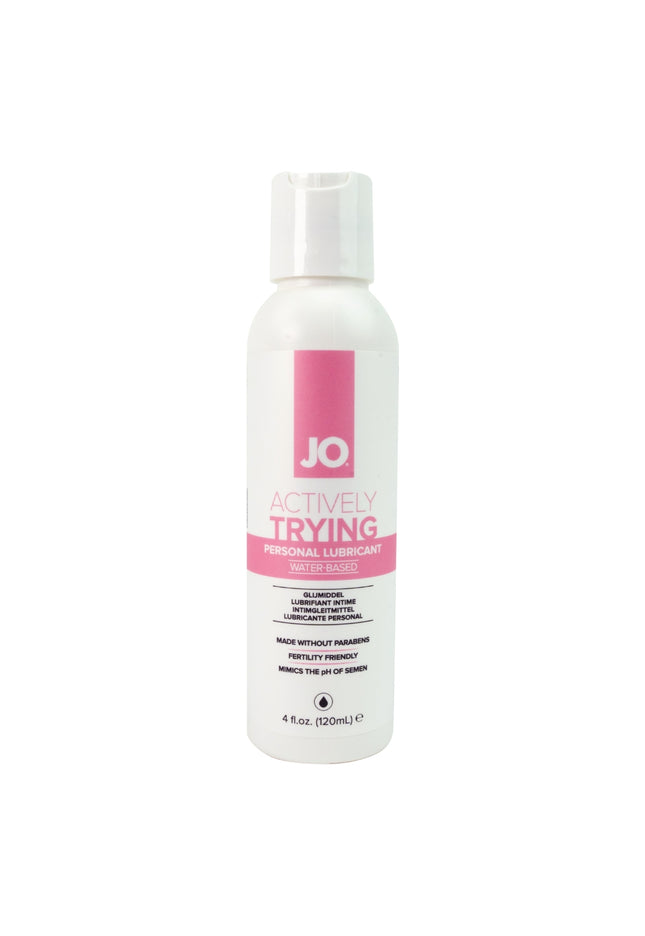 JO Actively Trying - 120ml - Water Based Fertility Friendly Lubricant - 120 ml Bottle