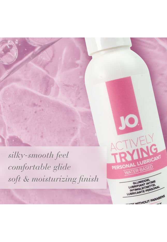 JO Actively Trying - 120ml - Water Based Fertility Friendly Lubricant - 120 ml Bottle