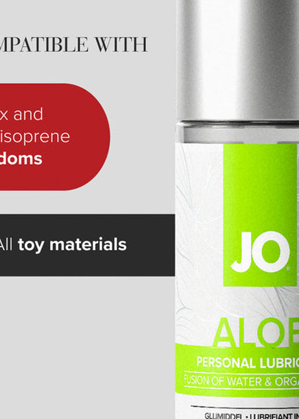 JO Aloe - 120ml - Water Based Lubricant with Aloe - 120 ml Bottle
