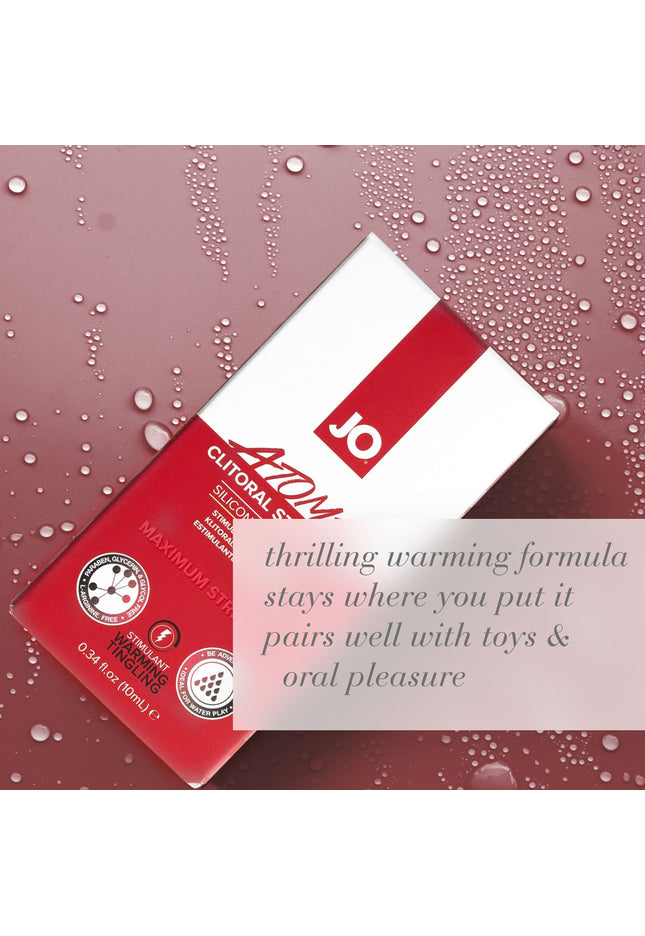 JO Atomic Clitoral Gel - Stimulating Gel for Women - 10 ml Tube