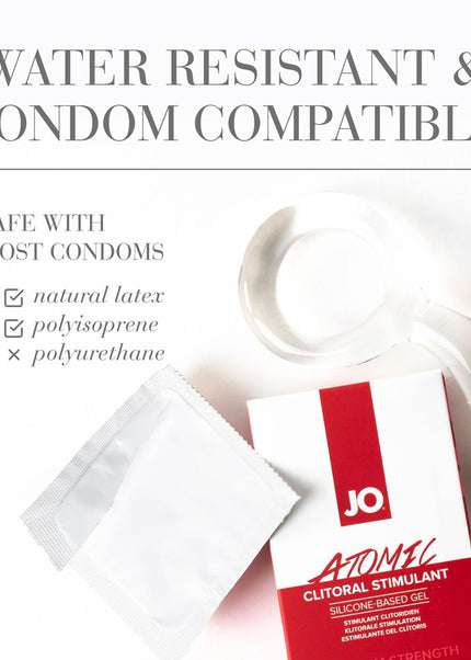 JO Atomic Clitoral Gel - Stimulating Gel for Women - 10 ml Tube
