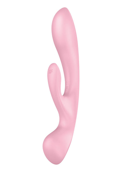 Satisfyer Triple Oh - Pink USB Rechargeable Rabbit Vibrator