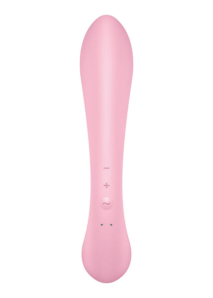 Satisfyer Triple Oh - Pink USB Rechargeable Rabbit Vibrator
