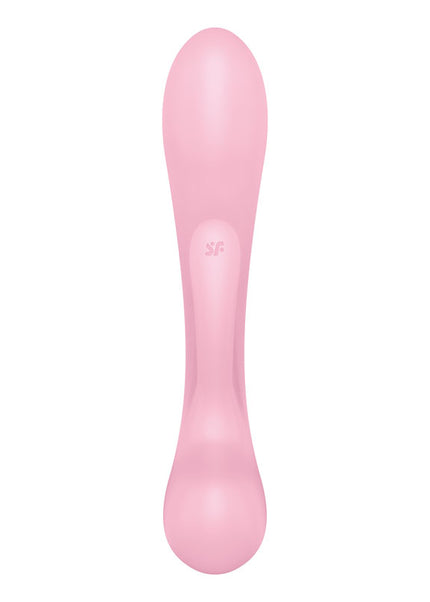 Satisfyer Triple Oh - Pink USB Rechargeable Rabbit Vibrator