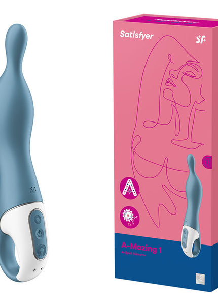 Satisfyer A-Mazing 1 - Blue USB Rechargeable Vibrator