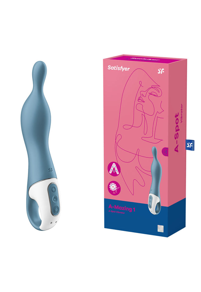 Satisfyer A-Mazing 1 - Blue USB Rechargeable Vibrator