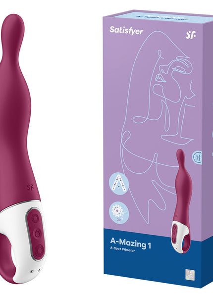 Satisfyer A-Mazing 1 - Berry USB Rechargeable Vibrator