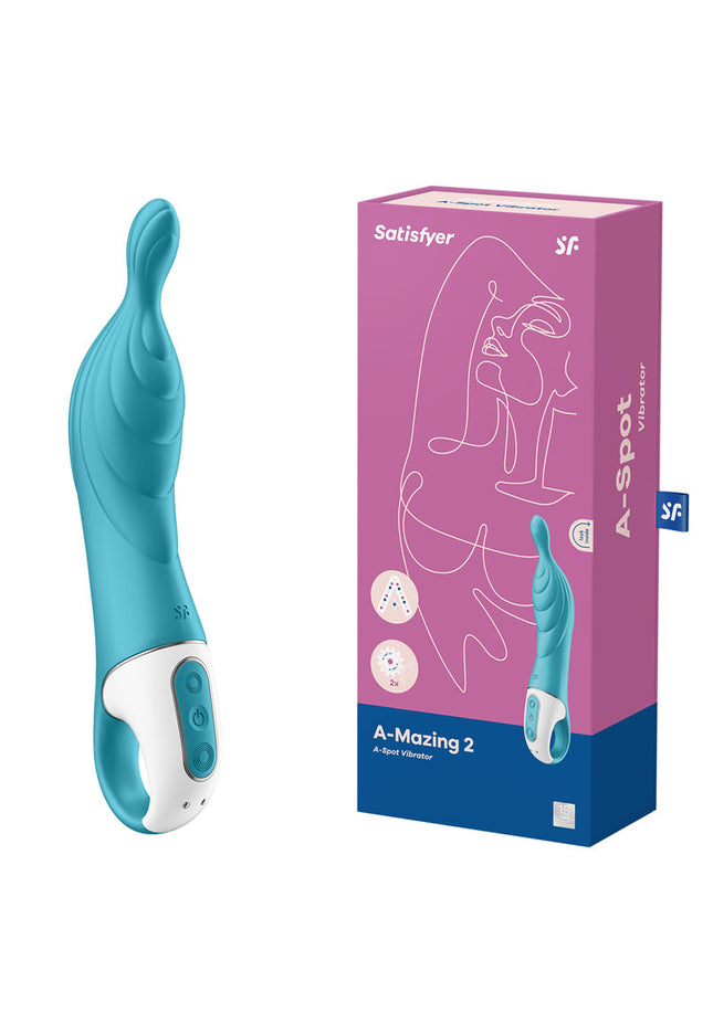 Satisfyer A-Mazing 2 - Turquoise USB Rechargeable Vibrator