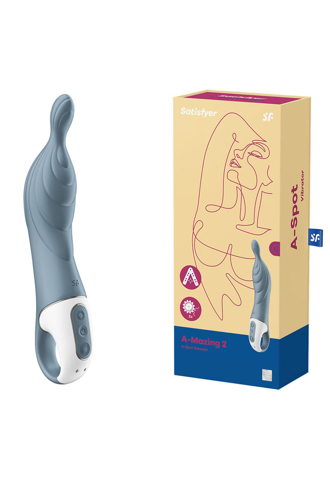 Satisfyer A-Mazing 2 - Grey USB Rechargeable Vibrator