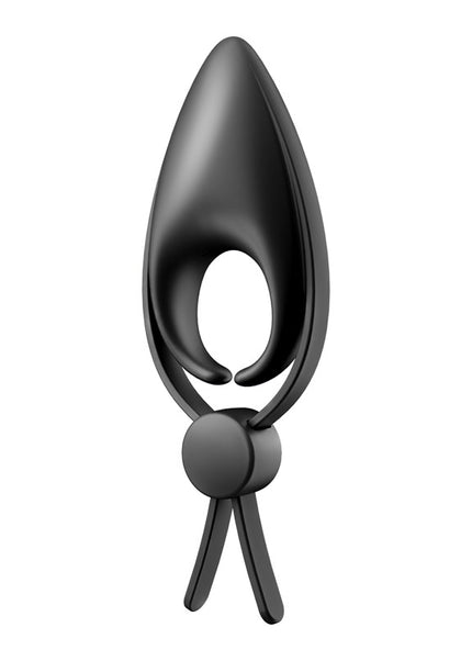 Satisfyer Sniper - Black - Black Vibrating Adjustable Lasso Cock Ring