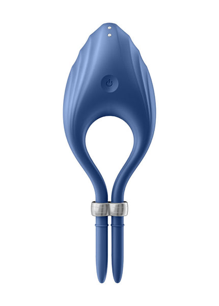 Satisfyer Duelist - Blue Vibrating Adjustable Lasso Cock Ring