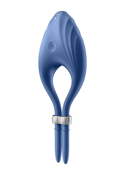 Satisfyer Duelist - Blue Vibrating Adjustable Lasso Cock Ring