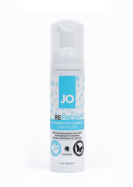 JO Refresh Foaming Toy Cleaner - 207 mL - Foaming Toy Cleaner - 207 ml Bottle