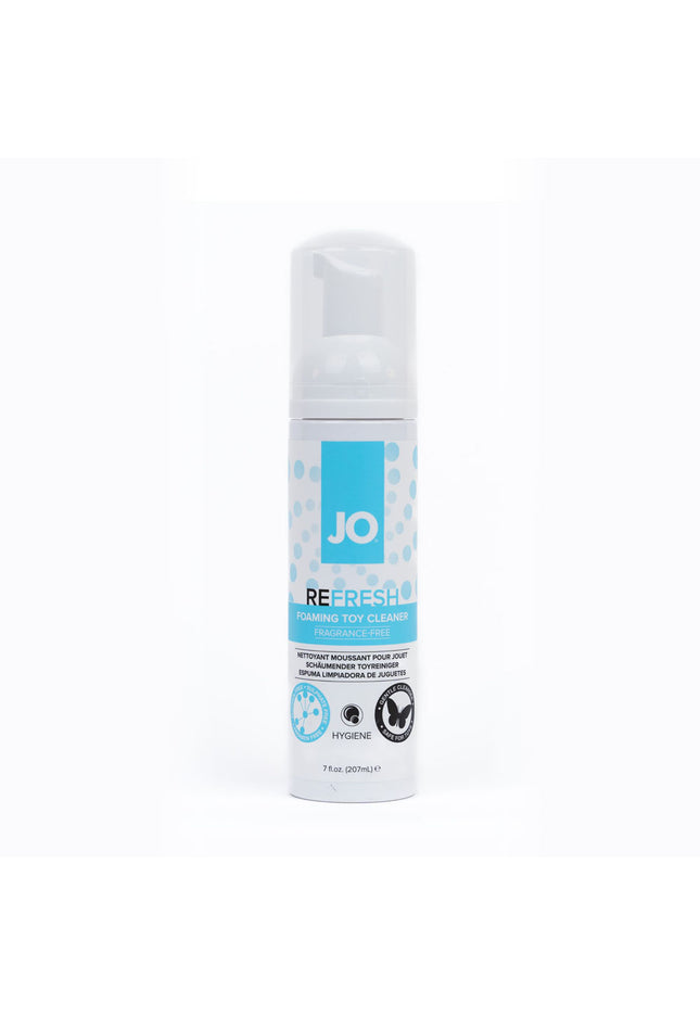 JO Refresh Foaming Toy Cleaner - 207 mL - Foaming Toy Cleaner - 207 ml Bottle