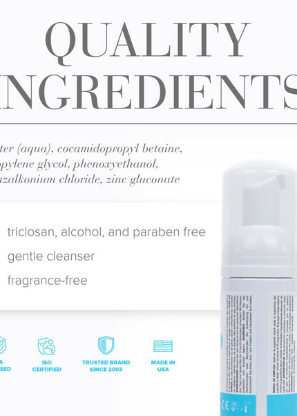 JO Refresh Foaming Toy Cleaner - 207 mL - Foaming Toy Cleaner - 207 ml Bottle