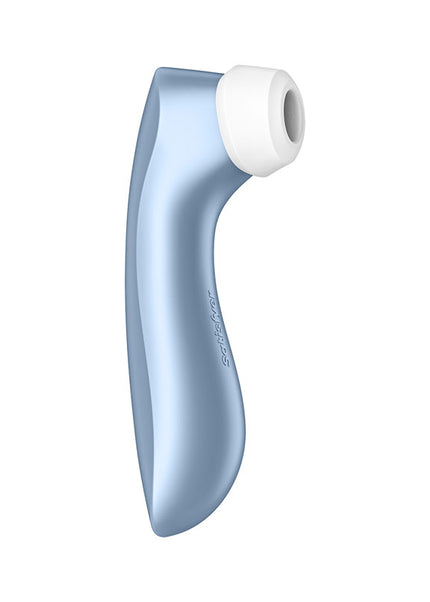 Satisfyer Pro 2+ - Blue Touch-Free USB-Rechargeable Clitoral Stimulator with Vibration