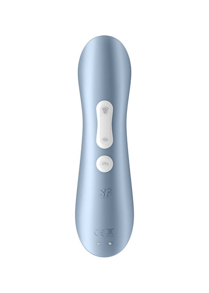 Satisfyer Pro 2+ - Blue Touch-Free USB-Rechargeable Clitoral Stimulator with Vibration