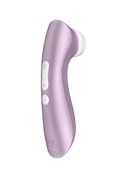 Satisfyer Pro 2+ Purple - Purple Touch-Free USB-Rechargeable Clitoral Stimulator with Vibration