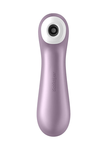 Satisfyer Pro 2+ Purple - Purple Touch-Free USB-Rechargeable Clitoral Stimulator with Vibration