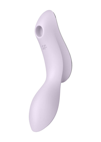 Satisfyer Curvy Trinity 2 - Violet - Violet USB Rechargeable Air Pulse Stimulator & Vibrator