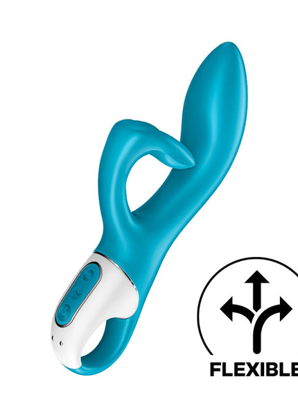 Satisfyer Embrace Me - Turquoise USB Rechargeable Rabbit Vibrator