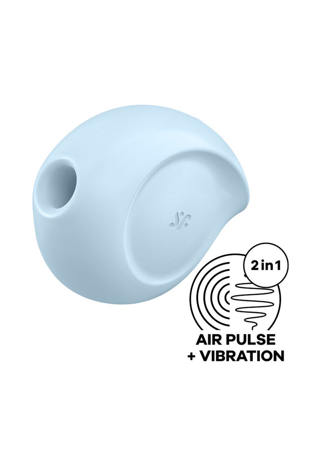 Satisfyer Sugar Rush - Blue - Blue USB Rechargeable Air Pulsation Stimulator