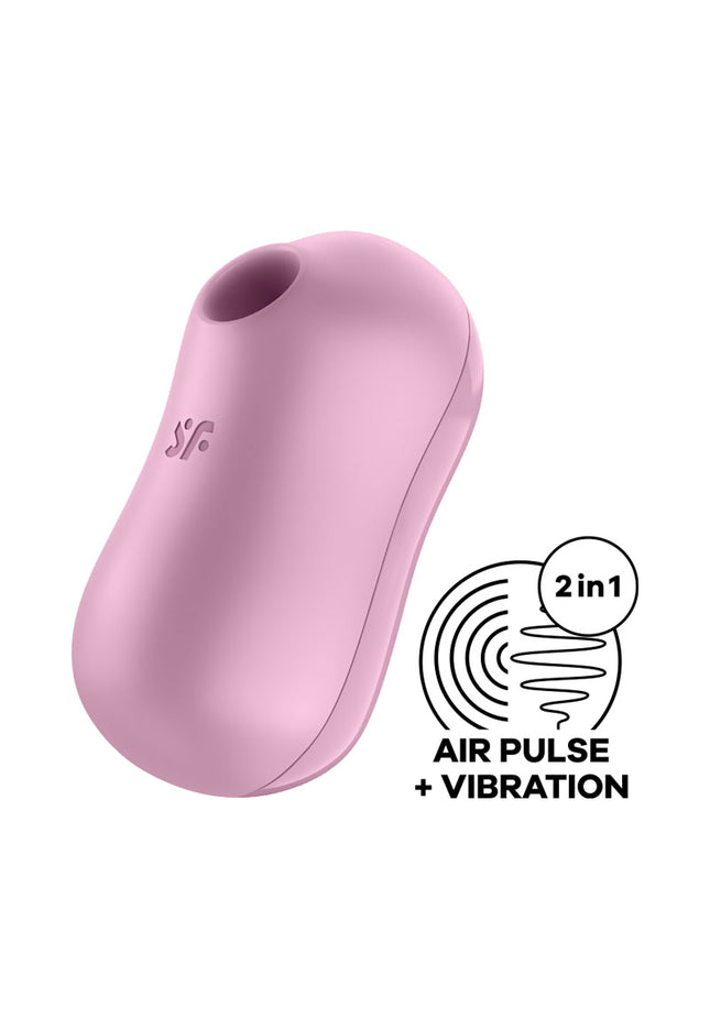 Satisfyer Cotton Candy - Lilac - Lilac USB Rechargeable Air Pulsation Stimulator