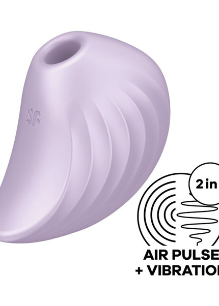 Satisfyer Pearl Diver - Violet - Violet USB Rechargeable Air Pulsation Stimulator
