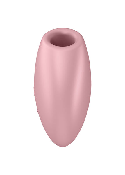 Satisfyer Cutie Heart - Light Red - Light Red USB Rechargeable Air Pulsation Stimulator with Vibration