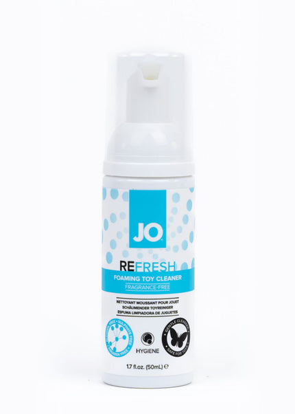 JO Refresh Foaming Toy Cleaner - 50 mL - Foaming Toy Cleaner - 50 ml Bottle