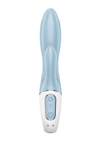Satisfyer Air Pump Bunny 1 - Blue USB Rechargeable Inflatable Rabbit Vibrator
