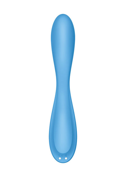 Satisfyer G-Spot Flex 4 - Blue USB Rechargeable Vibrator with App Control