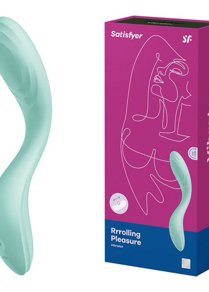 Satisfyer Rrrolling Pleasure - Mint USB Rechargeable Vibrator