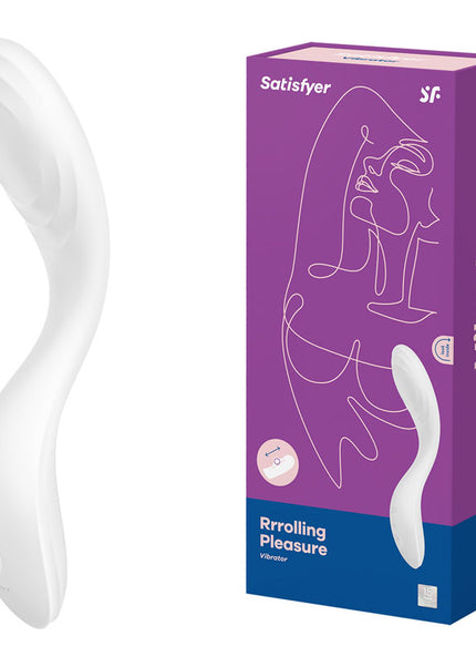 Satisfyer Rrrolling Pleasure - White USB Rechargeable Vibrator