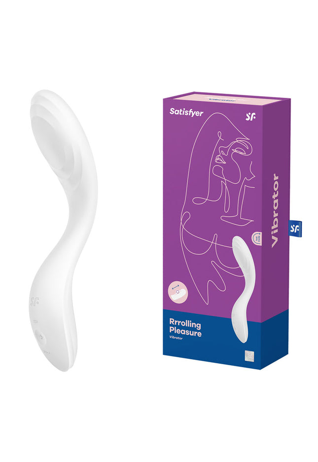Satisfyer Rrrolling Pleasure - White USB Rechargeable Vibrator