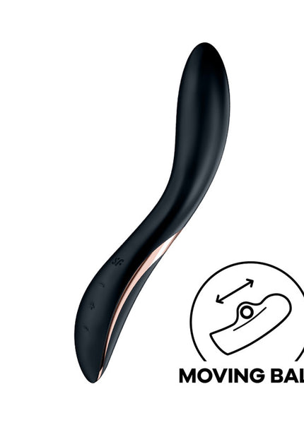Satisfyer Rrrolling Explosion - Black USB Rechargeable Vibrator
