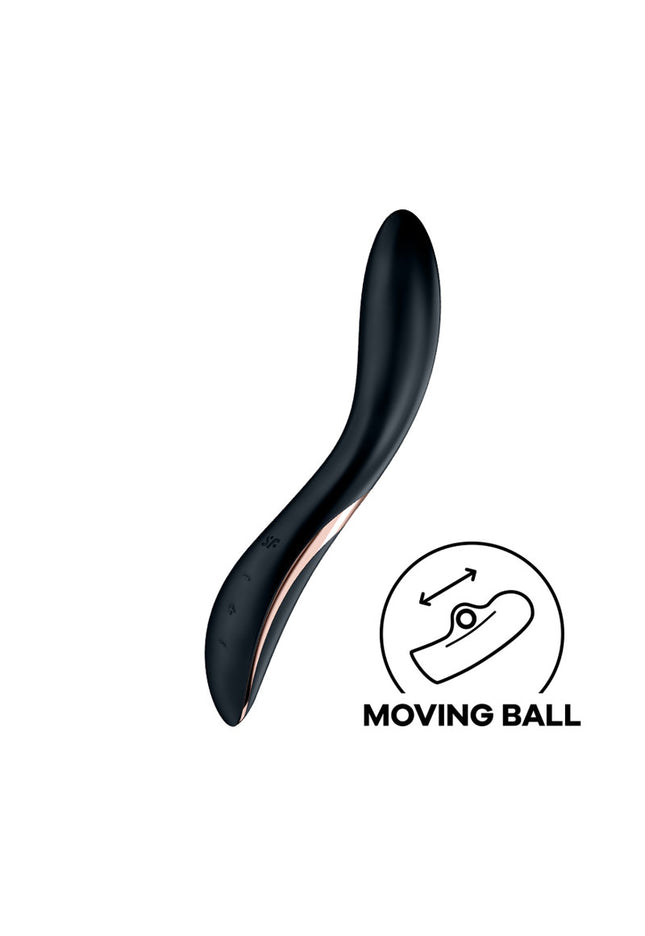 Satisfyer Rrrolling Explosion - Black USB Rechargeable Vibrator