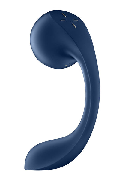 Satisfyer Pro+ Wave 4 - Blue USB Rechargeable Vibrator with Air Pulse Stimulation and App Control