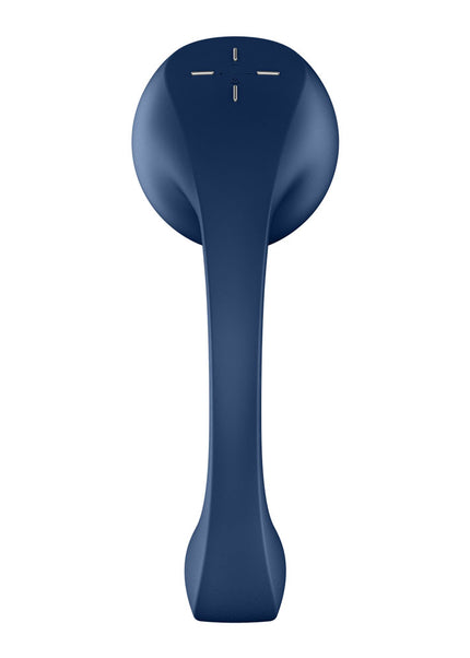 Satisfyer Pro+ Wave 4 - Blue USB Rechargeable Vibrator with Air Pulse Stimulation and App Control