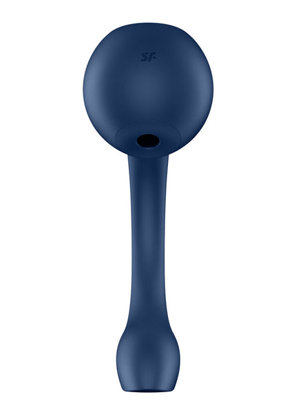 Satisfyer Pro+ Wave 4 - Blue USB Rechargeable Vibrator with Air Pulse Stimulation and App Control