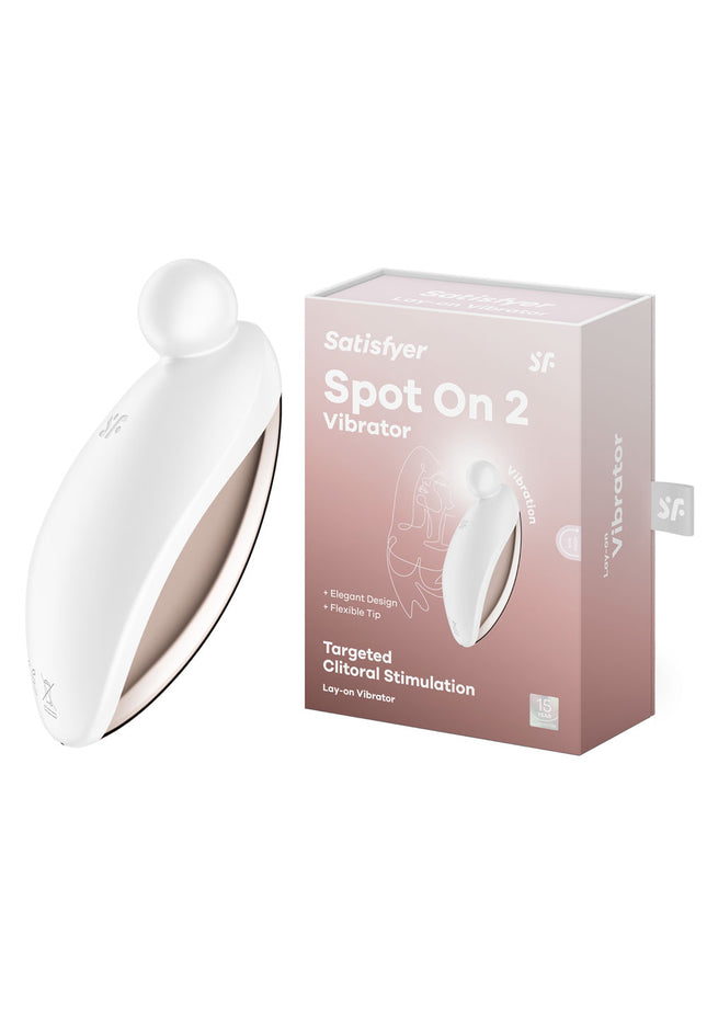 Satisfyer Spot On 2 - White USB Rechargeable Stimulator