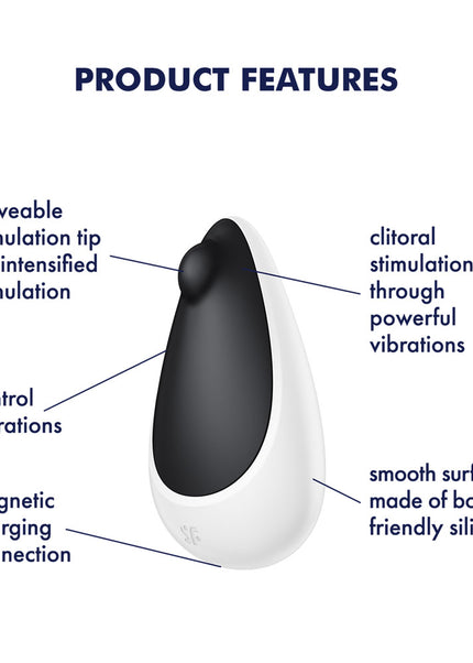 Satisfyer Spot On 3 - Black USB Rechargeable Stimulator