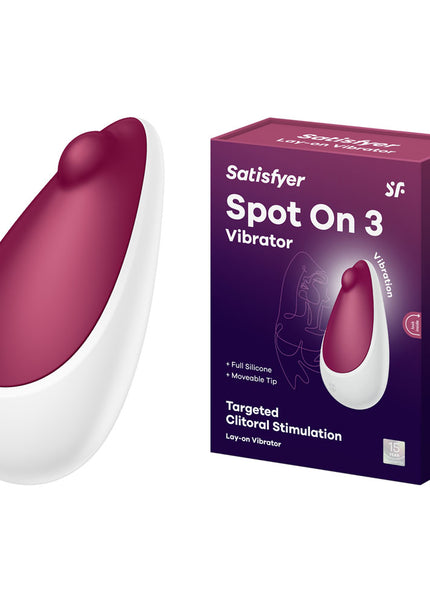 Satisfyer Spot On 3 - Berry USB Rechargeable Stimulator