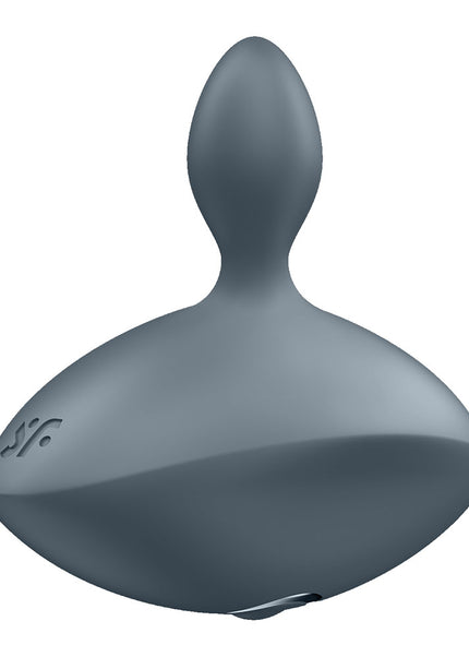 Satisfyer Booty Absolute Beginners 4 - Grey USB Rechargeable Vibrating Butt Plug