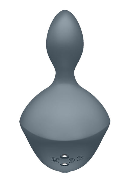 Satisfyer Booty Absolute Beginners 4 - Grey USB Rechargeable Vibrating Butt Plug