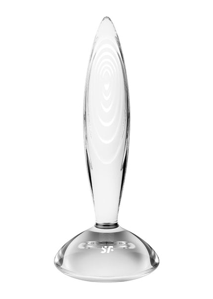 Satisfyer Sparkling Crystal - Clear Glass Butt Plug